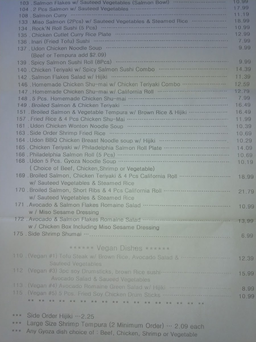 Sachi Teriyaki House Menu - Image 6